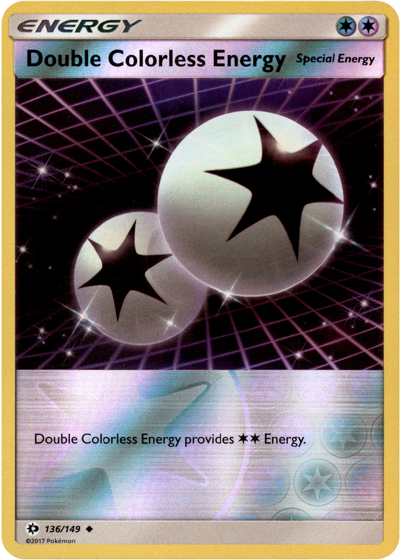 double white star pokemon cards Double Colorless Energy - 136/149 - Sun & Moon