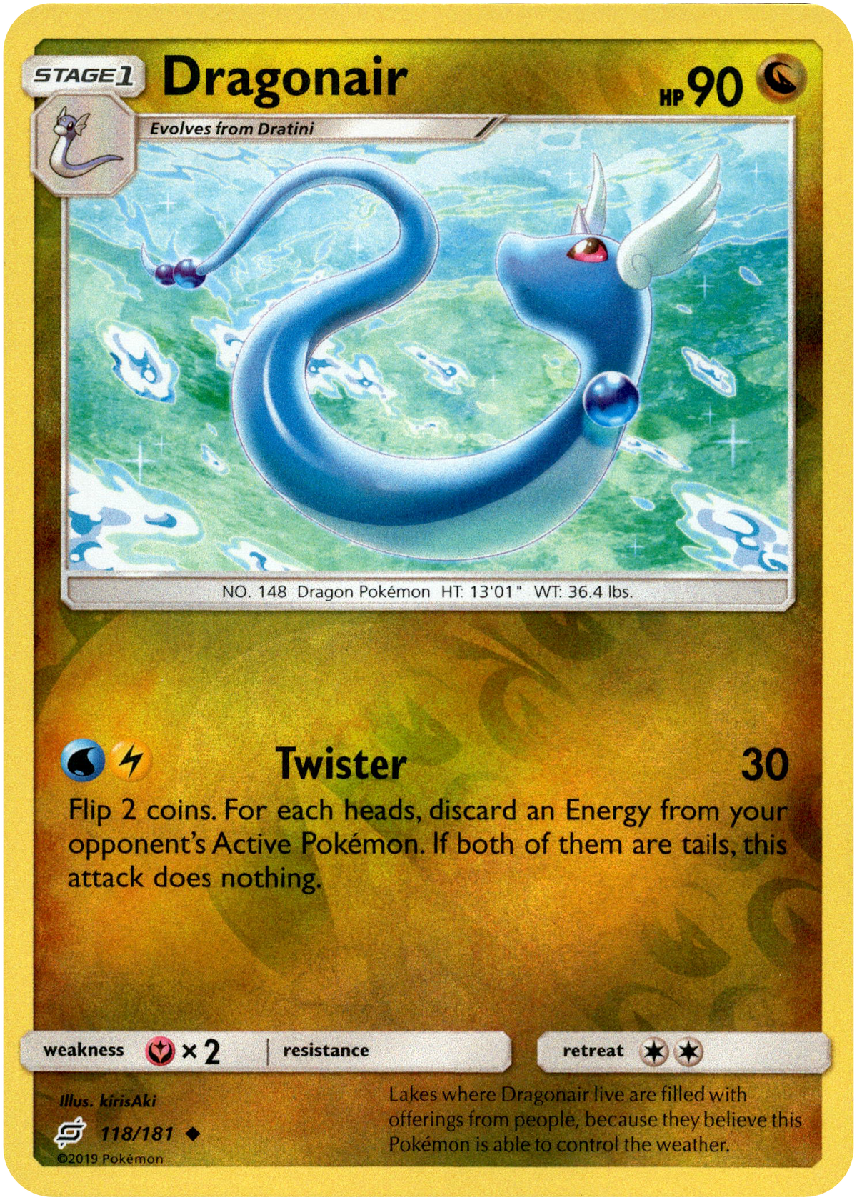 Dragonair - 118/181 - Team Up - Reverse Holo - Card Cavern