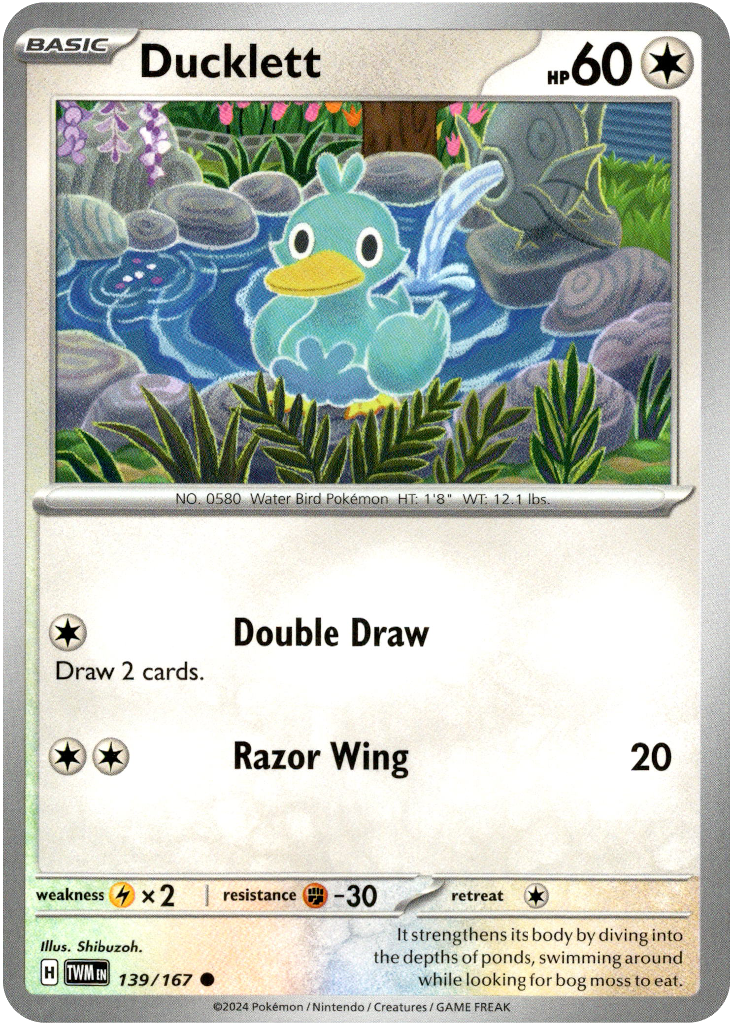 Ducklett - 139/167 - Twilight Masquerade - Card Cavern