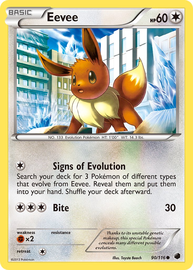 Eevee - 90/116 - Plasma Freeze - Card Cavern