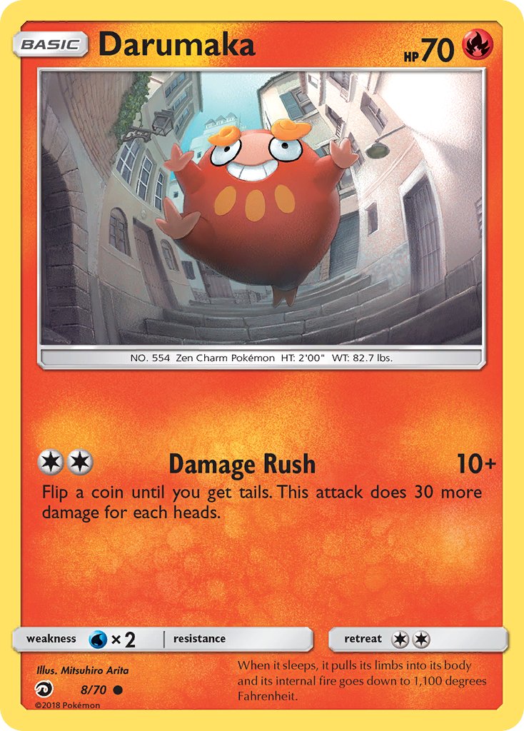 Darumaka - 8/70 - Dragon Majesty - Card Cavern