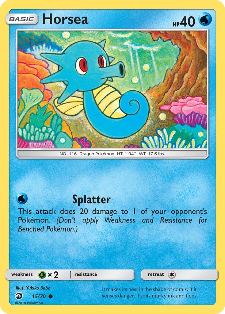 Horsea - 15/70 - Dragon Majesty - Card Cavern