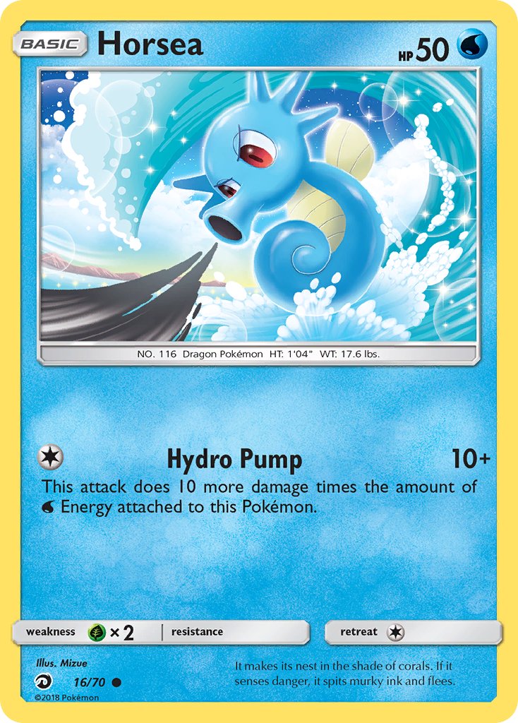 Horsea - 16/70 - Dragon Majesty - Card Cavern