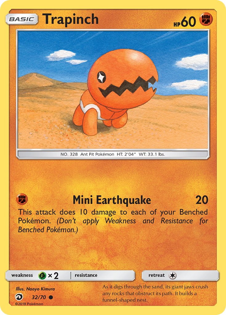 Trapinch - 32/70 - Dragon Majesty - Card Cavern