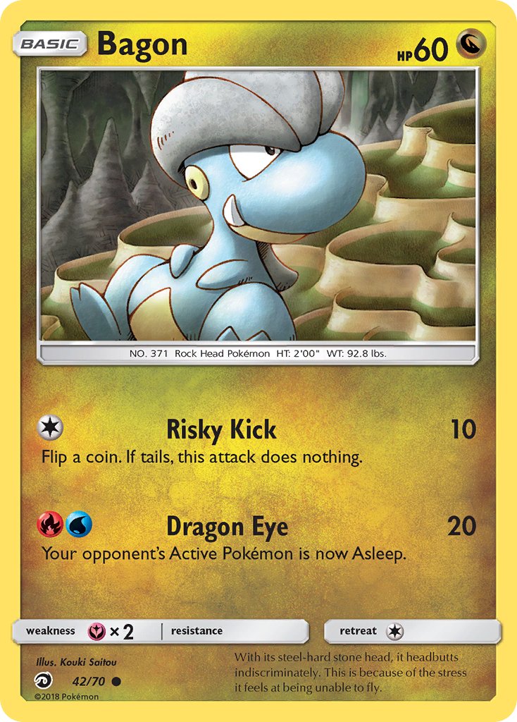 Bagon - 42/70 - Dragon Majesty - Card Cavern