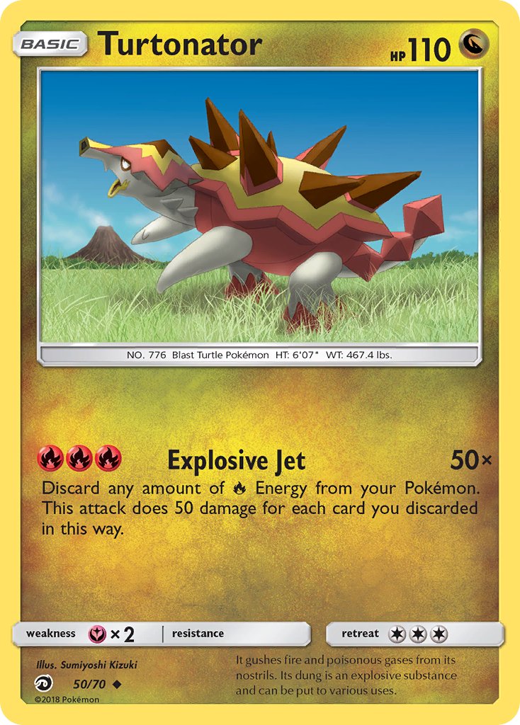 Turtonator - 50/70 - Dragon Majesty - Card Cavern
