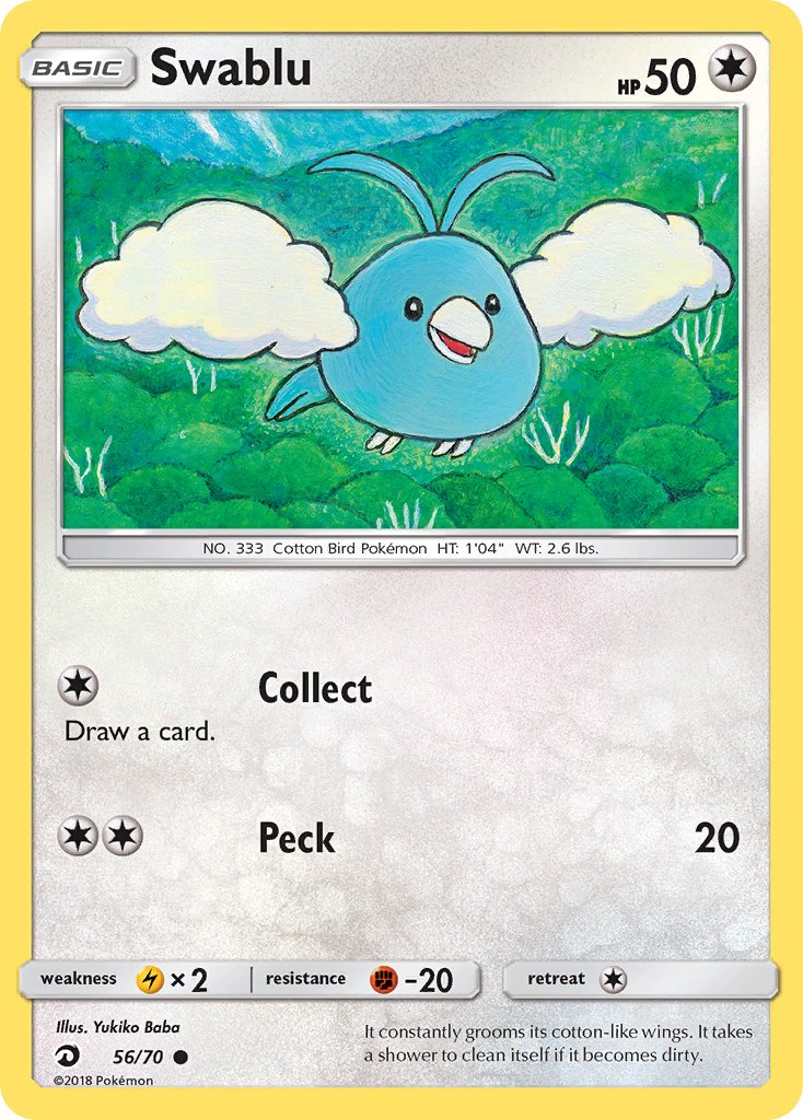 Swablu - 56/70 - Dragon Majesty - Card Cavern