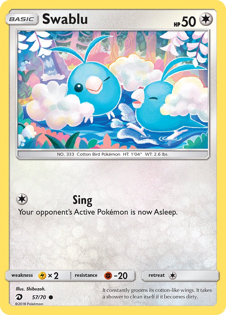Swablu - 57/70 - Dragon Majesty - Card Cavern