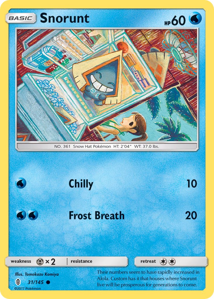 Snorunt - 31/145 - Guardians Rising - Card Cavern