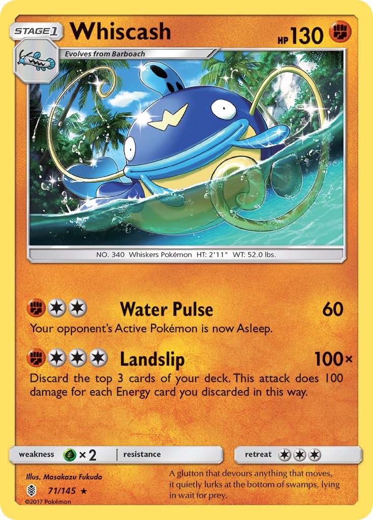 Whiscash - 71/145 - Guardians Rising - Card Cavern