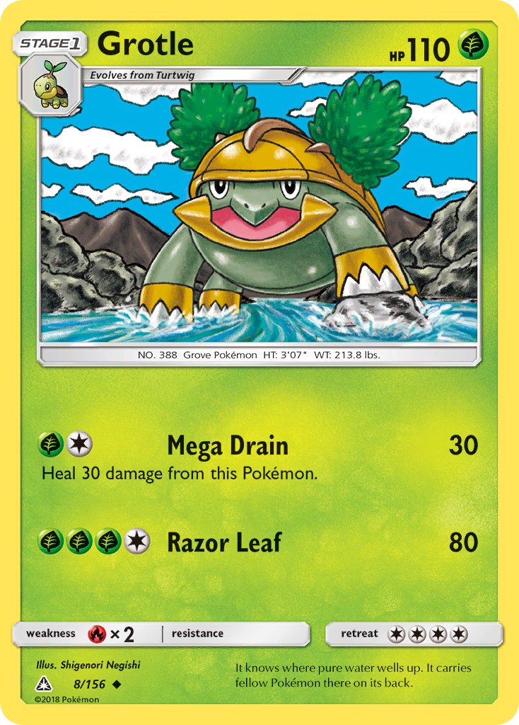 Grotle - 8/156 - Ultra Prism - Card Cavern