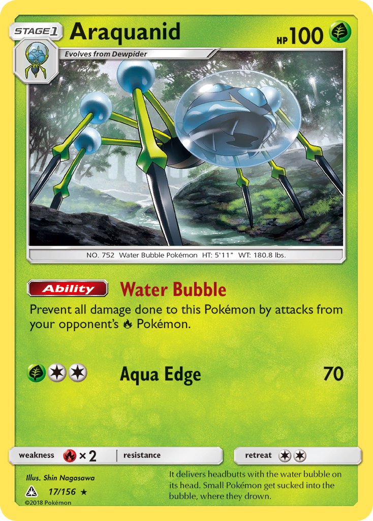Araquanid - 17/156 - Ultra Prism - Card Cavern