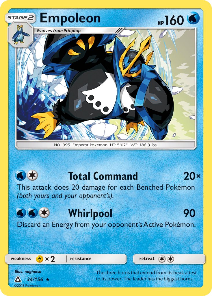 Empoleon - 34/156 - Ultra Prism - Card Cavern