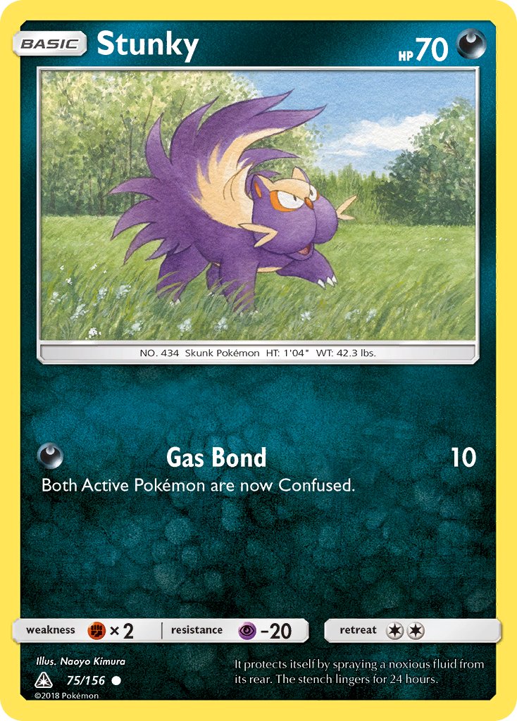 Stunky - 75/156 - Ultra Prism - Card Cavern