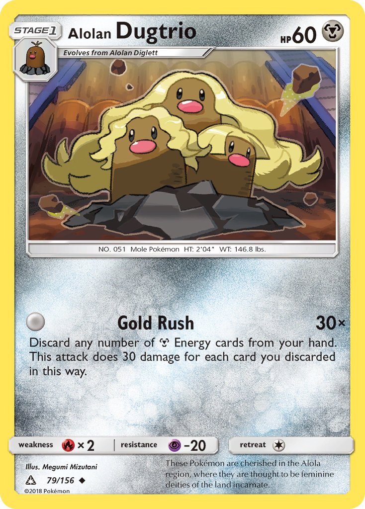 Alolan Dugtrio - 79/156 - Ultra Prism - Card Cavern