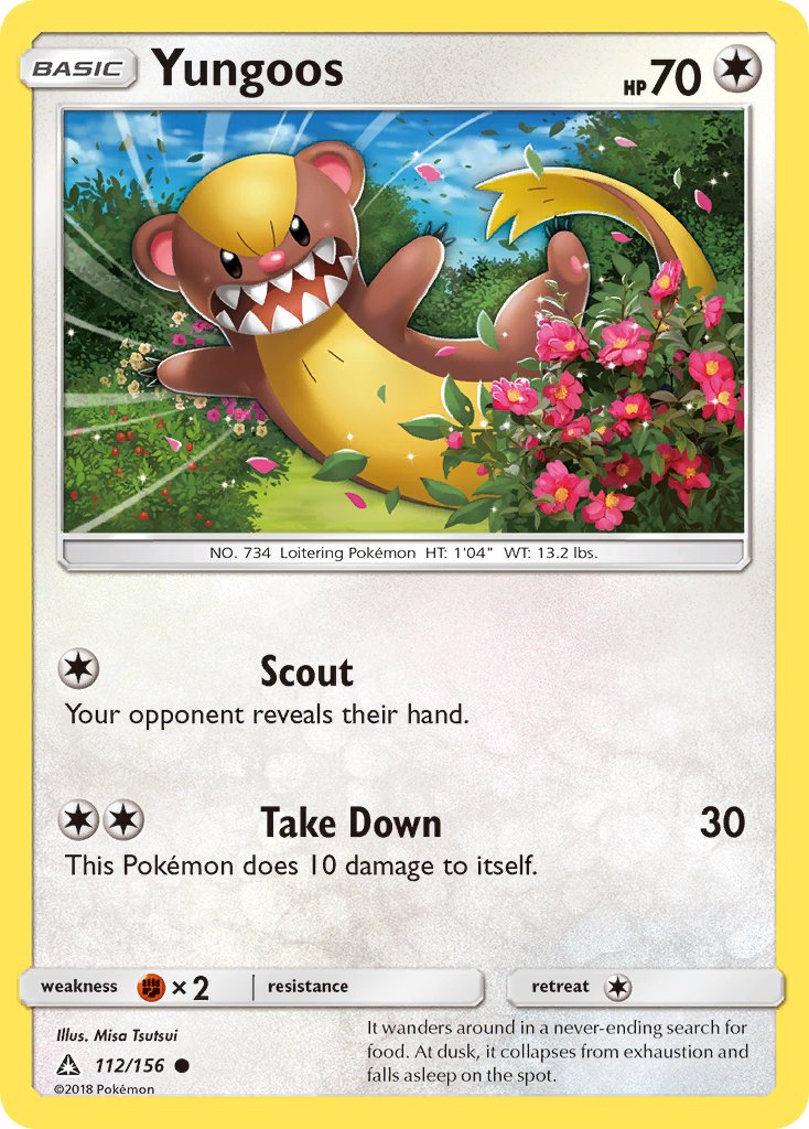 Yungoos - 112/156 - Ultra Prism - Card Cavern