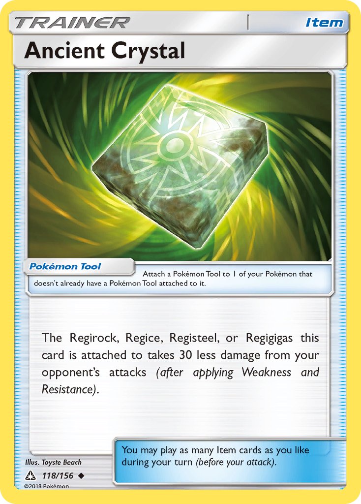 Ancient Crystal - 118/156 - Ultra Prism - Card Cavern