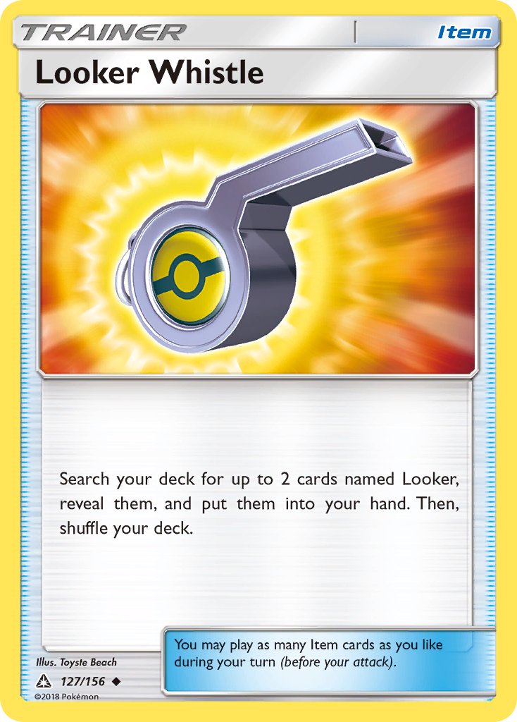 Looker Whistle - 127/156 - Ultra Prism - Card Cavern