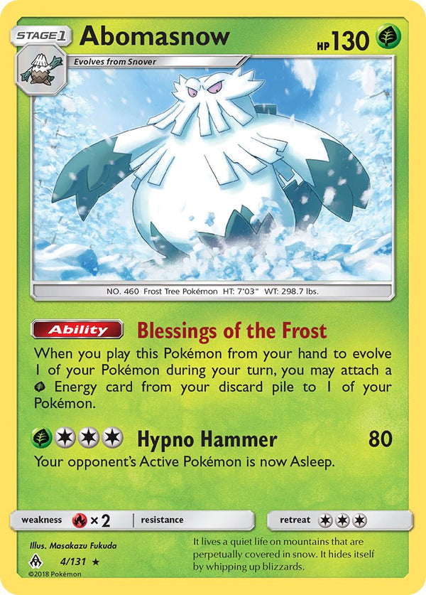 pokemon abomasnow card Abomasnow - Pokmon TCG Pocket Card