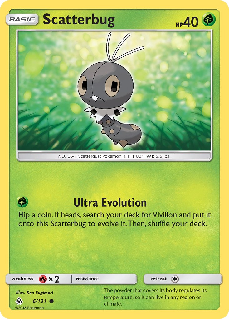 Scatterbug - 6/131 - Forbidden Light - Card Cavern