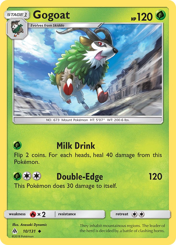 Gogoat - 10/131 - Forbidden Light - Card Cavern