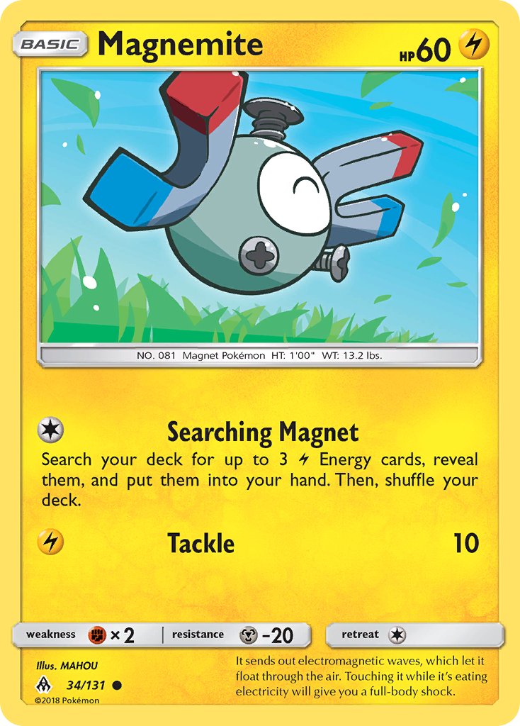 Magnemite - 34/131 - Forbidden Light - Card Cavern
