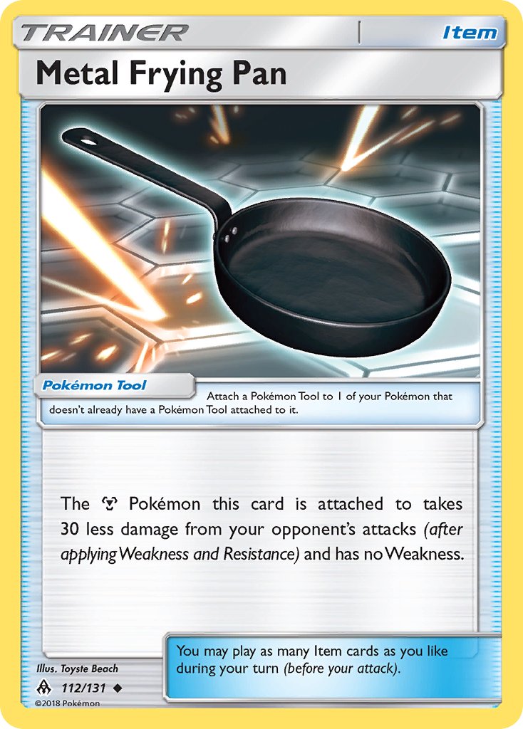 Metal Frying Pan - 112/131 - Forbidden Light - Card Cavern