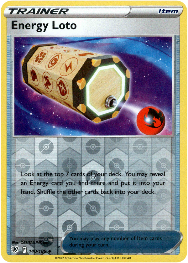 Energy Loto - 140/189 - Astral Radiance - Reverse Holo - Card Cavern