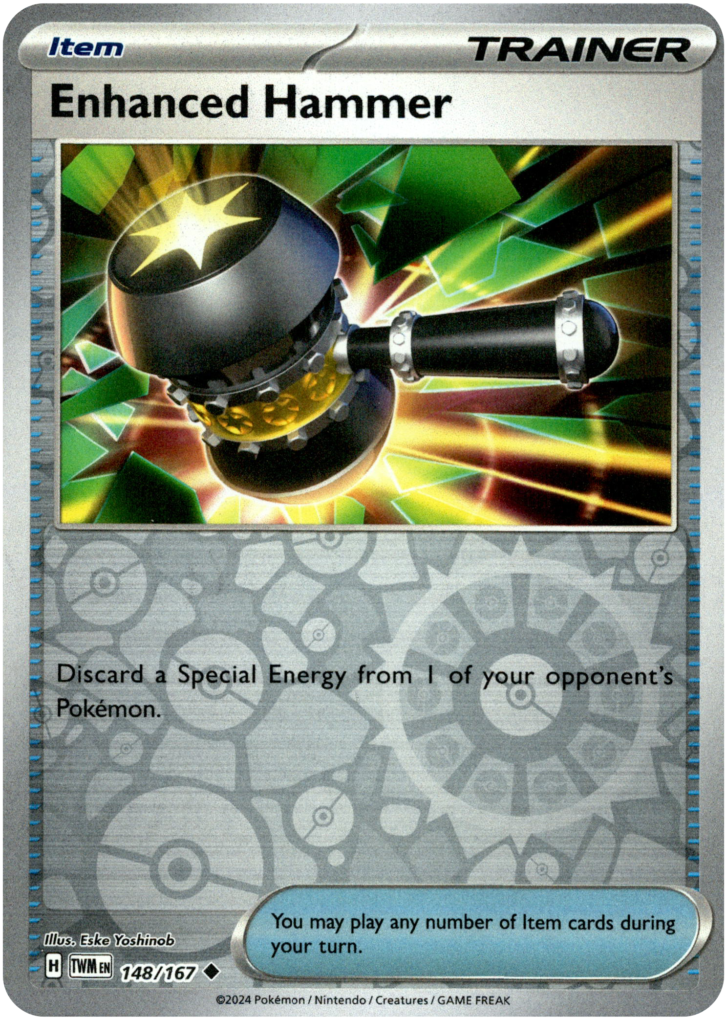 Enhanced Hammer - 148/167 - Twilight Masquerade - Reverse Holo - Card Cavern
