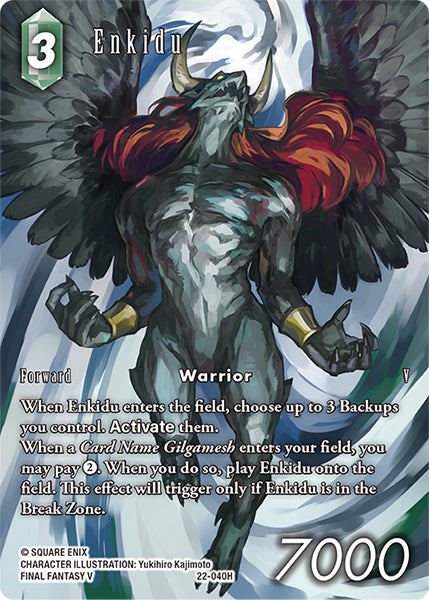 Enkidu Full Art - 22-040H - Hidden Hope - Foil - Card Cavern