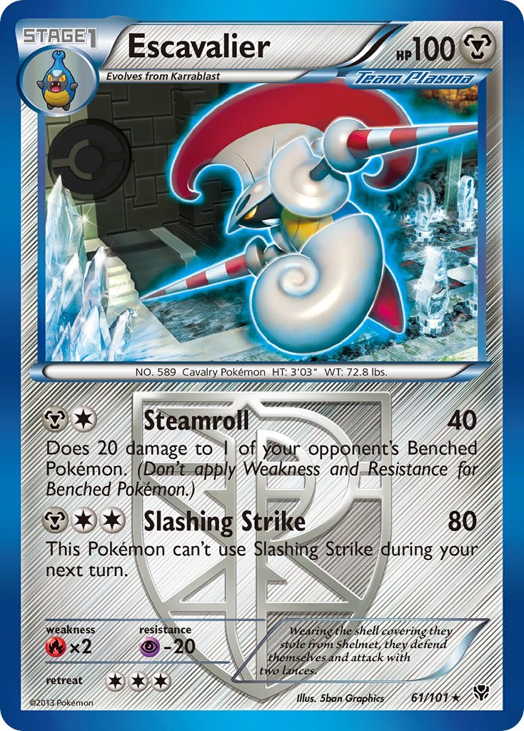 Escavalier - 61/101 - Plasma Blast - Card Cavern