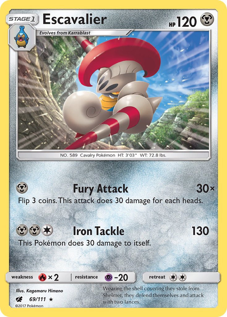 Escavalier - 69/111 - Crimson Invasion - Card Cavern