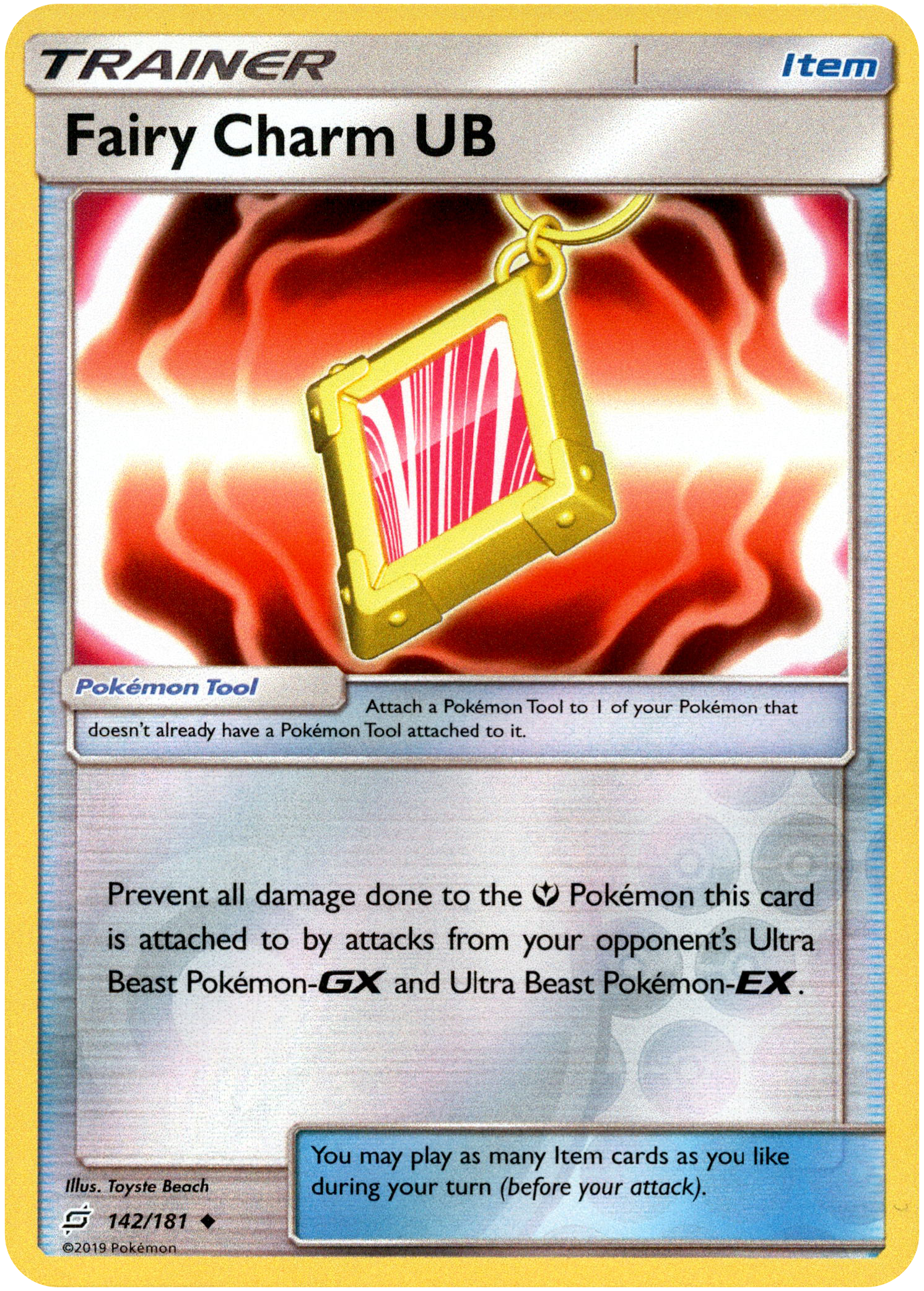 Fairy Charm UB - 142/181 - Team Up - Reverse Holo - Card Cavern