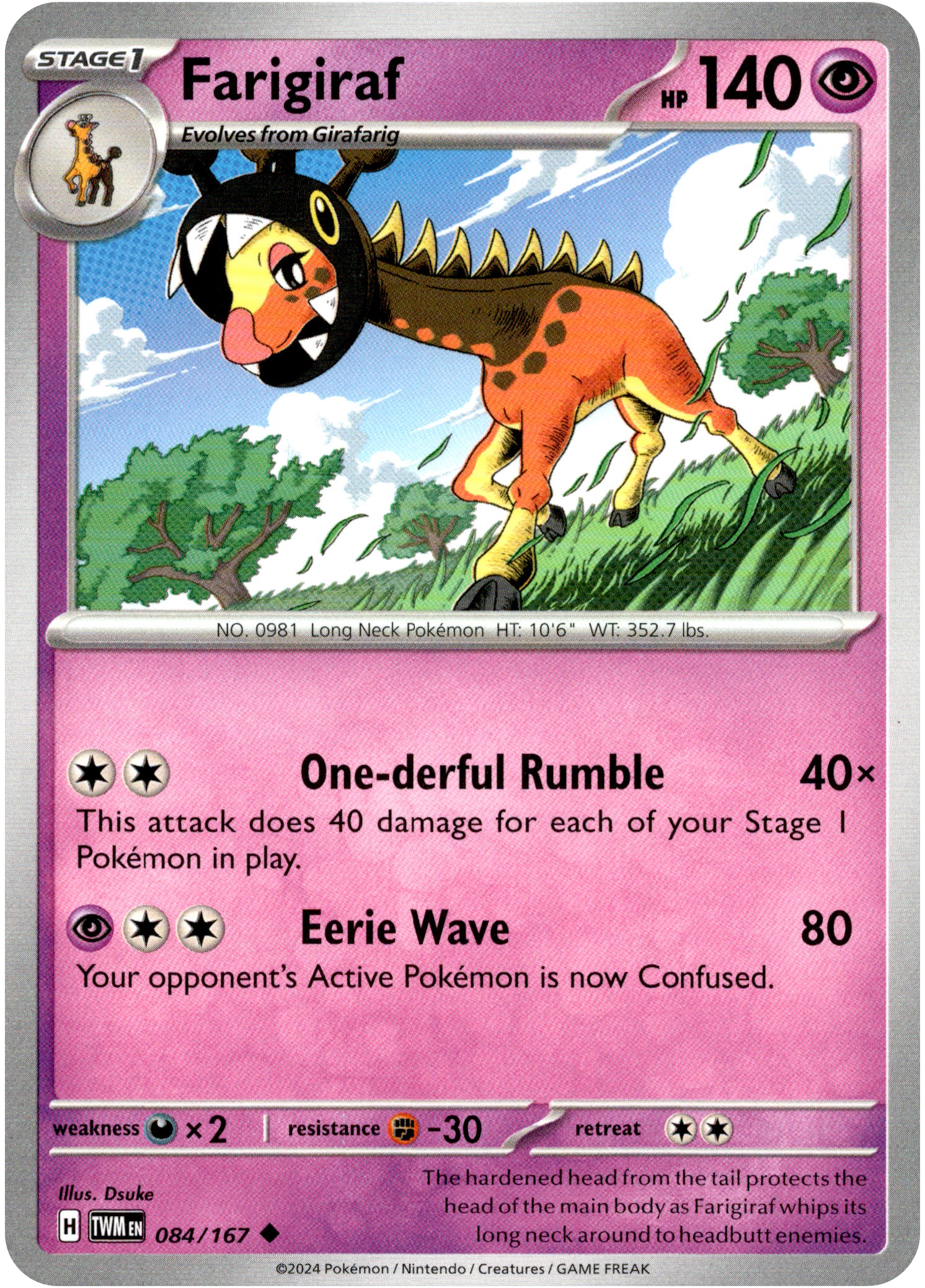 Farigiraf - 084/167 - Twilight Masquerade - Card Cavern