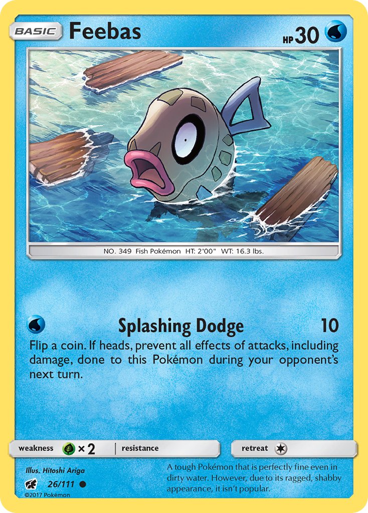 Feebas - 26/111 - Crimson Invasion - Card Cavern