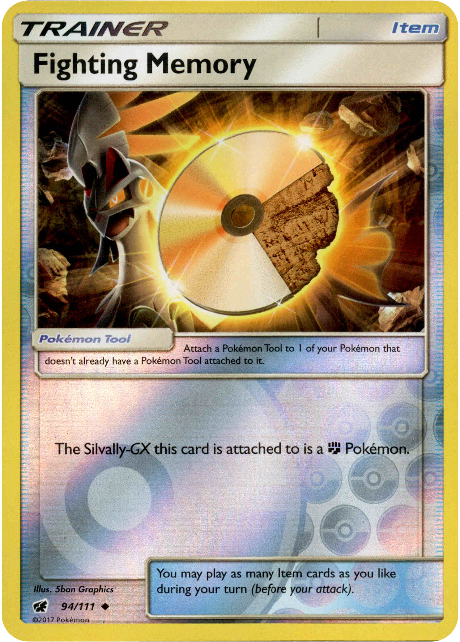 Fighting Memory - 94/111 - Crimson Invasion - Reverse Holo - Card Cavern