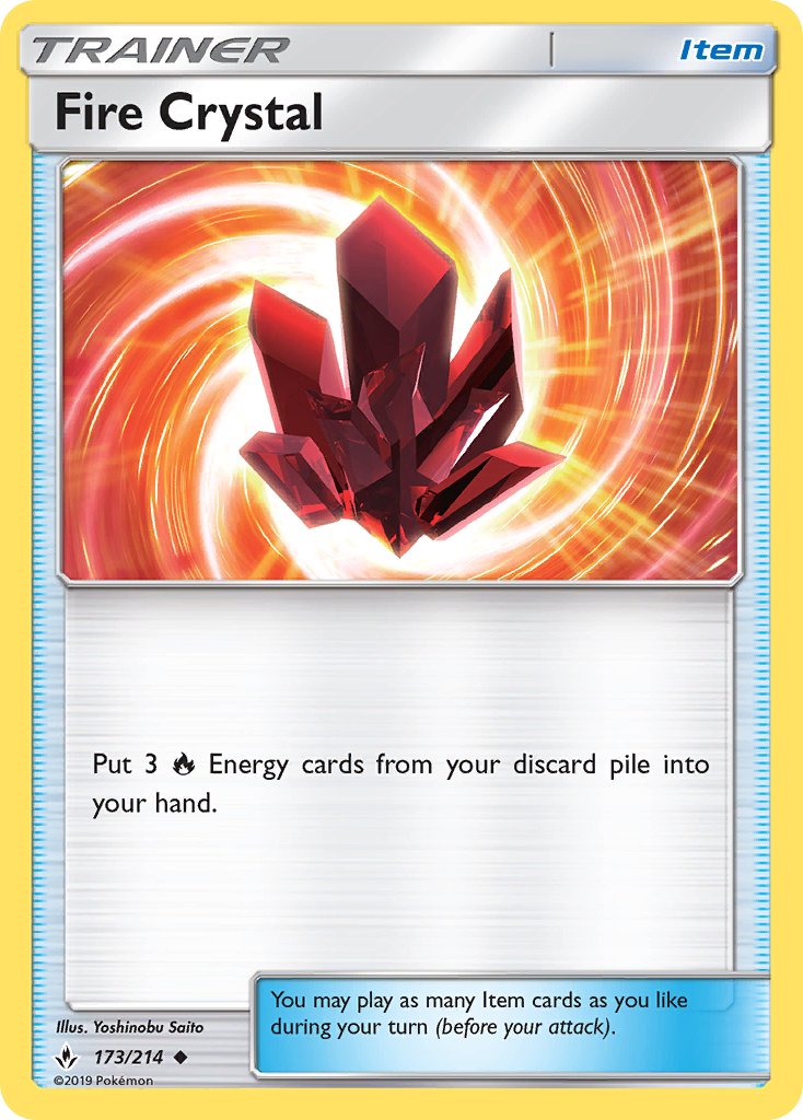 Fire Crystal - 173/214 - Unbroken Bonds - Card Cavern