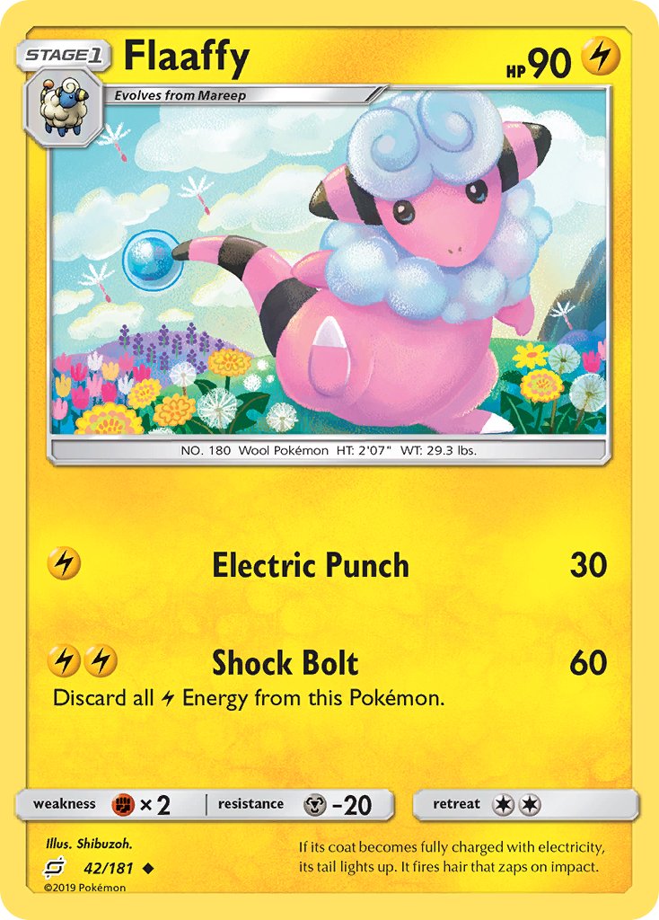 Flaaffy - 42/181 - Team Up - Card Cavern