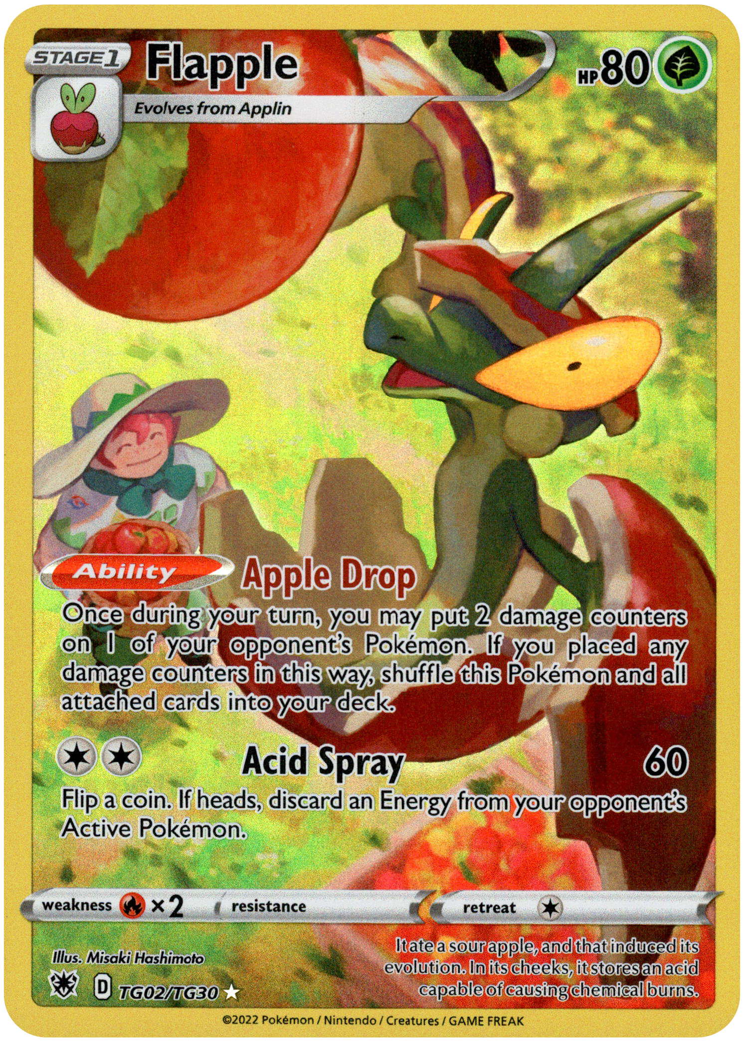 Flapple - TG02/TG30 - Astral Radiance - Holo - Card Cavern