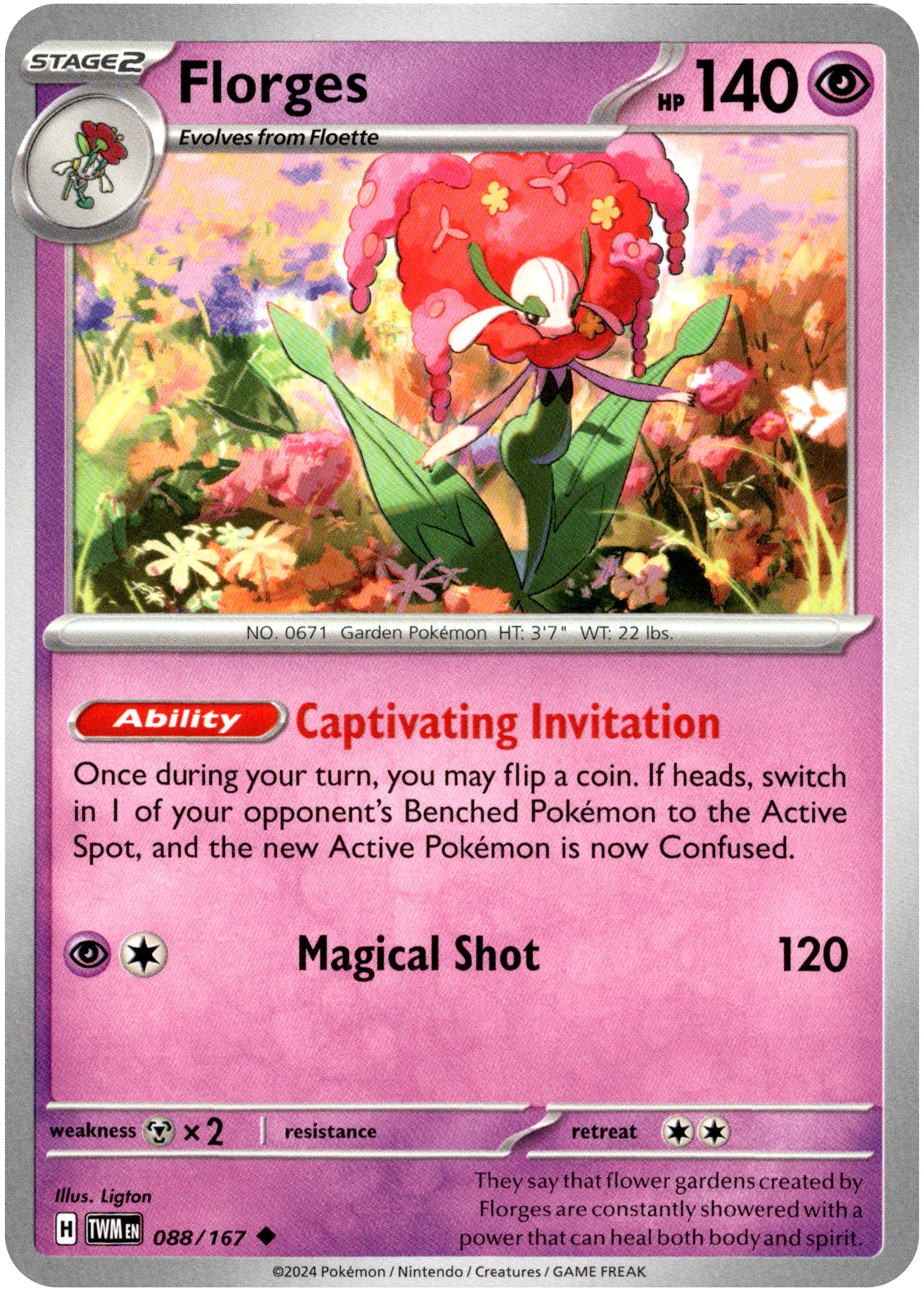 Florges - 088/167 - Twilight Masquerade - Card Cavern