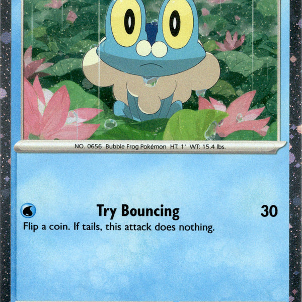 Froakie - 056/197 - Obsidian Flames - Cosmos Holo Card Cavern Trading Cards, LLC Froakie - 056/197 - Obsidian Flames - Cosmos Holo Card Cavern Trading Cards, LLC
