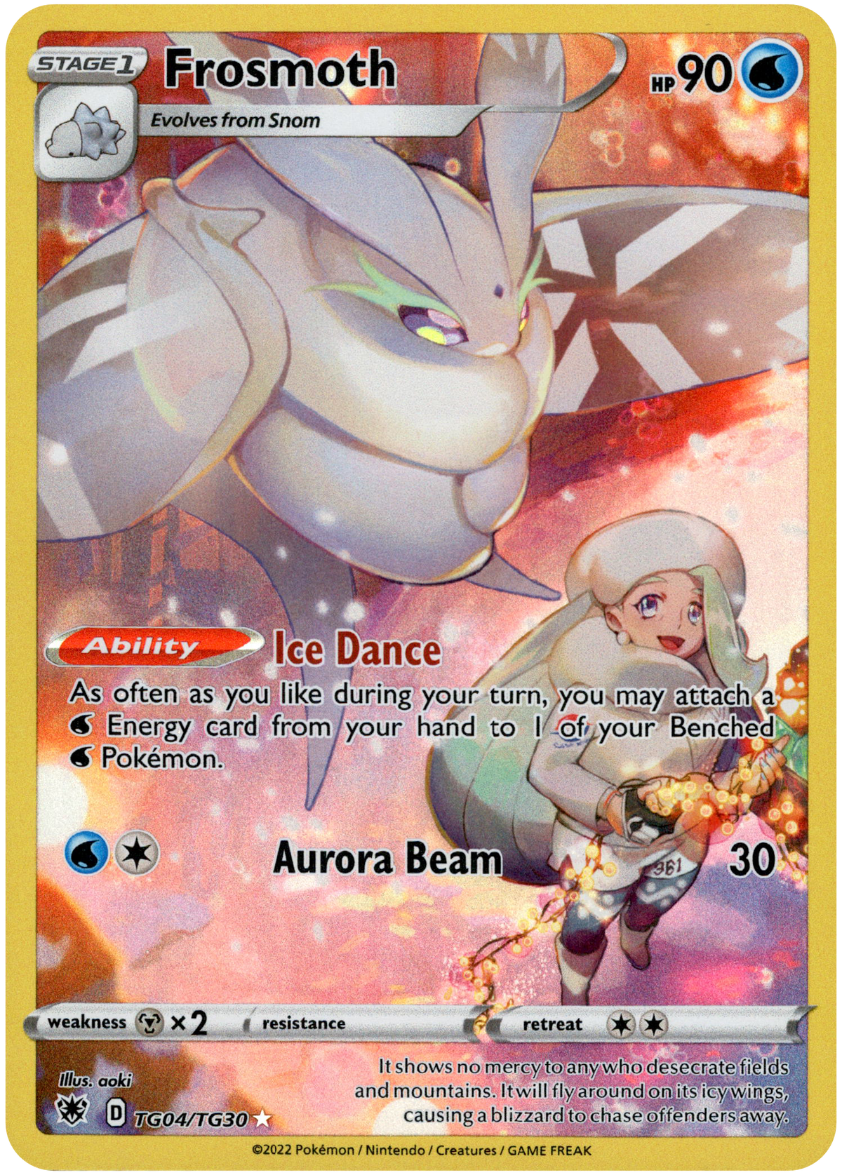 Frosmoth - TG04/TG30 - Astral Radiance - Holo - Card Cavern