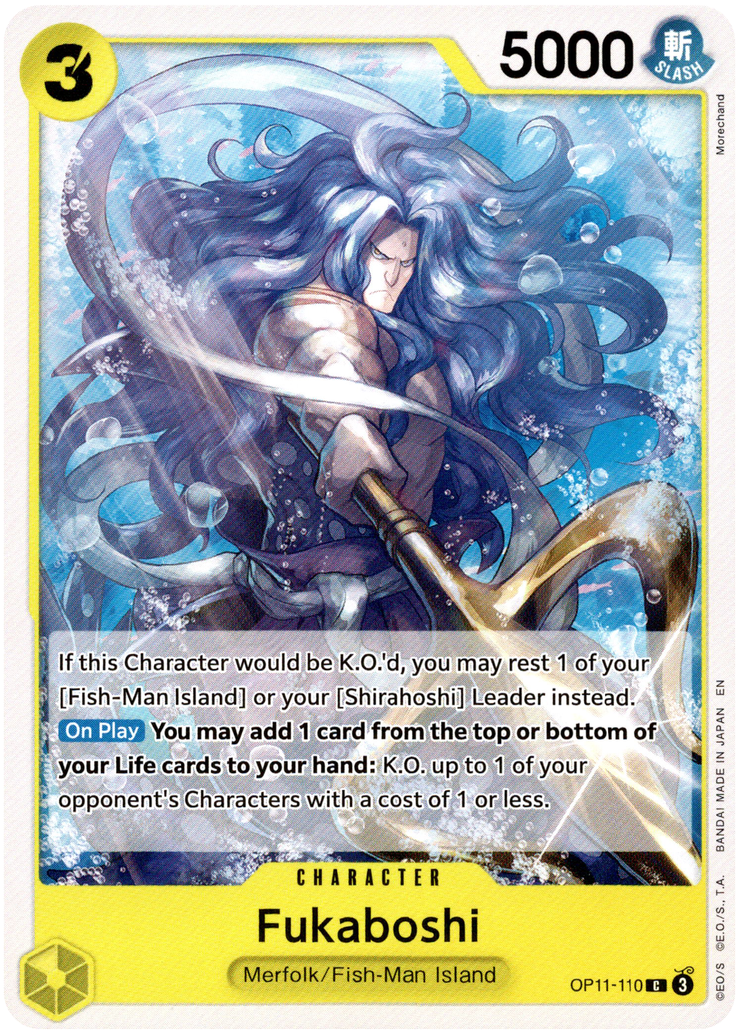 Fukaboshi - OP11-110 C - A Fist of Divine Speed - Card Cavern