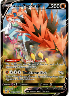 Galarian Zapdos V - TG19/TG30 - Astral Radiance - Holo - Card Cavern