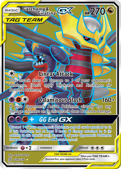 Garchomp & Giratina GX Full Art - 228/236 - Unified Minds - Holo - Card Cavern