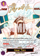 Gear Two Alternate Art - OP11-080 R - A Fist of Divine Speed - Foil - Card Cavern