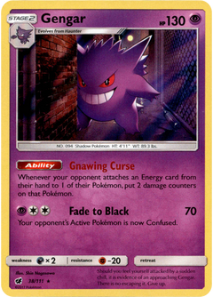 Gengar - 38/111 - Crimson Invasion - Holo - Card Cavern