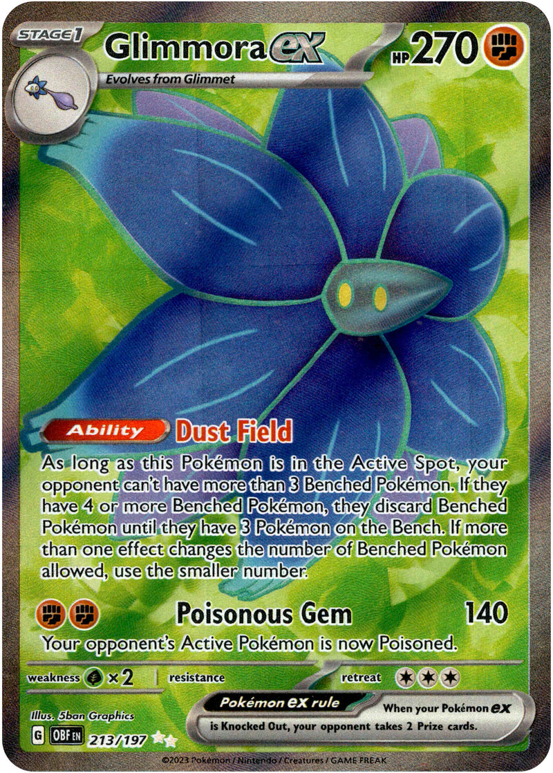 obsidian pokemon card Glimmora ex