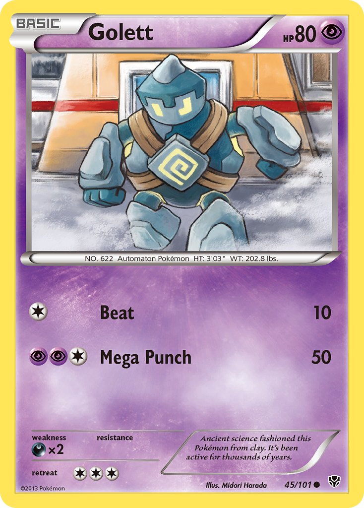 Golett - 45/101 - Plasma Blast - Card Cavern