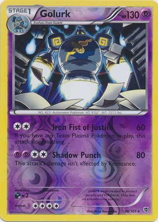 Golurk - 46/101 - Plasma Blast - Reverse Holo - Card Cavern